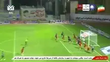 گل اول گل گهر به نساجی+ ویدئو