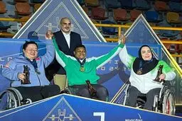 دختر پاراوزنه بردار ایران صاحب مدال برنز جهانی شد
