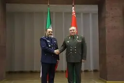 وزیر دفاع در بلاروس+ عکس