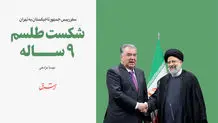 امضای اسناد همکاری بین ایران و تاجیکستان