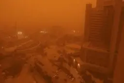 گرد و غبار، عراق را در نوردید+ ویدئو