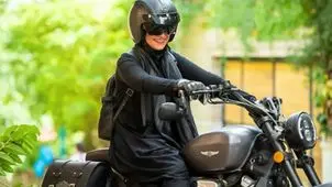 پلیس به زنان موتورسوار هشدارداد