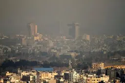 شاخص آلودگی هوا قزوین امروز جمعه ۷ آذر ۱۴۰۴