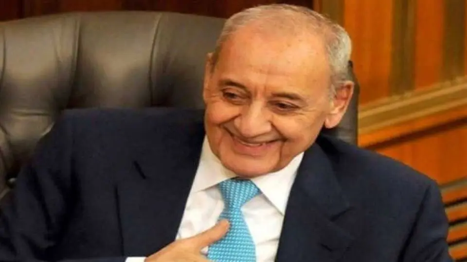 انتخاب نبیه بري رئیساً للبرلمان اللبناني 