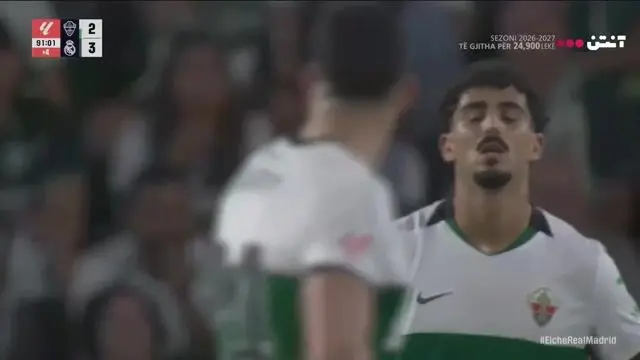 گل سوم رئال مادرید به الچه+ ویدئو