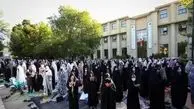 اقامه نماز عید فطر به امامت حجت الاسلام صدیقی در دانشگاه تهران 