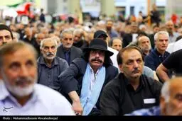 مهمان خاص در مراسم گرامیداشت ۴ عضو شهید خانواده رهبر انقلاب + عکس