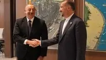 Amir-Abdollahian meets Azerbaijani President Aliyev in Baku