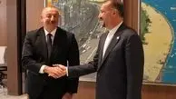 Amir-Abdollahian meets Azerbaijani President Aliyev in Baku