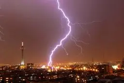 پیش‌بینی رگبار و رعد و برق در پایتخت