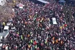 حاشیه‌های راهپیمایی تهرانی‌ها در محکومیت اقدامات تروریستی آمریکا و رژیم صهیونیستی