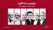  پزشکیان: من در دولت خاتمی بودم، وضع مردم هم خودشان بگویند خوب بود یا بد؟/ پورمحمدی: ما پیوسته از خدمت حرف می‌زنیم اما رفتارمان آمرانه است/ قالیباف: من هم با مذاکره موافقم اما به عنوان یک روش مبارزه/زاکانی:آماده مناظره با روحانی هستم