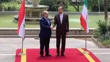 استقبال امیرعبداللهیان از «فیصل المقداد» در تهران

