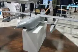 Iran navy unveils Chamrosh-4 vertical launch drone