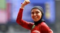 عداءة ایرانیة تحطم الرقم القیاسي العالمي لسباق الـ 100 متر نساء 