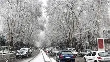 تهران برفی می‌شود