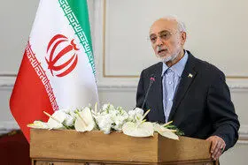 علی اکبر صالحی، وزیر پیشین وزارت امور خارجه در مراسم گرامیداشت اولین سالگرد شهادت حسین امیرعبداللهیان