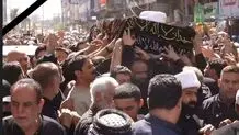 پیکر آیت اله العظمی فیاض در کاظمین تشییع شد + عکس