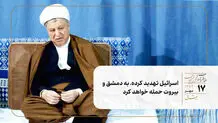 اسرائیل تهدید کرده، به دمشق و بیروت حمله خواهد کرد