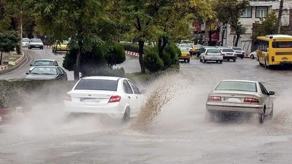 تشدید فعالیت سامانه بارشی در ۱۵ استان