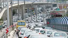 صدر؛ وقتی ترافیک دوطبقه شد
