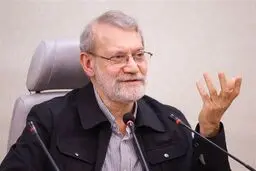 ژست علی لاریجانی در دیدار با فرمانده کل سپاه + عکس
