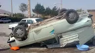 یک کشته بر اثر واژگونی وانت در محور کرمانشاه 