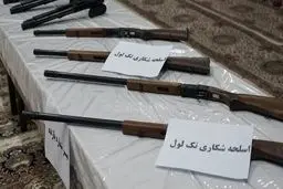 کشف محموله بزرگ انواع سلاح گرم و سرد توسط سپاه/ ویدئو
