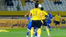 گل مردود سپاهان به استقلال خوزستان + ویدئو