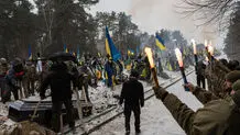 اوکراین در خط مقدم جنگ تونل زد / تصاویر
