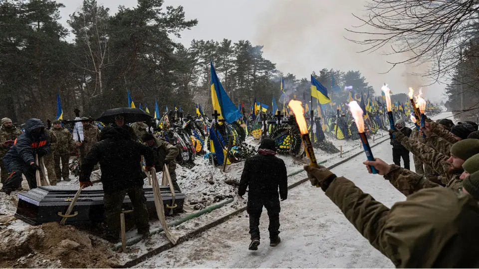 اوکراین در خط مقدم جنگ تونل زد / تصاویر
