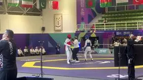 سانیا کریمی در ریاض فینالیست تکواندو شد + ویدیو