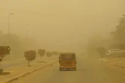 ویدیو / تصاویری از طوفان شن در عراق