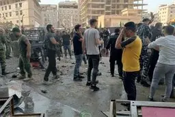 انفجار یک خودروی بمب‌گذاری‌شده در دمشق/ دست‌کم ۱۵ نفر شهید شدند+ تصاویر

