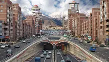 ترافیک نیمه سنگین در برخی از معابر بزرگراهی تهران

