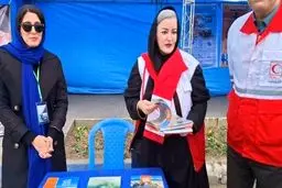 ۳ بازیگر در کنار هلال احمر+ عکس