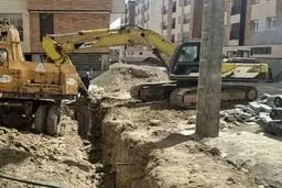 پیشرفت ۹۰ درصدی اجرای شبکه جمع‌آوری فاضلاب در پروژه نهضت ملی مسکن شهرک بهشتی 