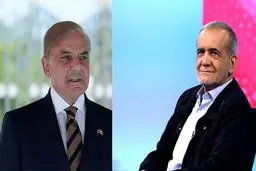 استقبال رسمی پزشکیان از نخست وزیر پاکستان + ویدیو
