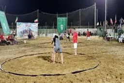 آغاز رقابت ۲۰ تیم کشتی ساحلی ایران در بندر چابهار