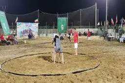 آغاز رقابت ۲۰ تیم کشتی ساحلی ایران در بندر چابهار