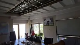 دفنر کار این دو فوتبالی تخریب شد + عکس