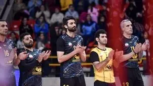 تیم والیبال سپاهان روی نوار پیروزی

