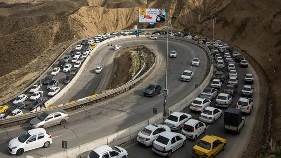 جاده چالوس از ساعت ۱۸ یکطرفه میشود