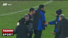 خوشحالی آدان و استقلالی‌ها در پایان بازی با فولاد خوزستان