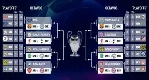 قرعه‌کشی مرحله یک‌هشتم لیگ قهرمانان اروپا