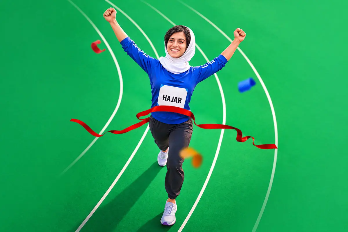 هاجر صفرزاده در مسیر افتخارآفرینی؛ همراهی اسنپ تا خط پایان