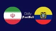 بازی دوستانه ایران و اکوادور لغو می‌شود