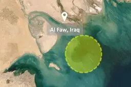 اصابت پرتابه به یک نفتکش در نزدیکی بندر فاو عراق