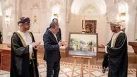  رونمایی از تمبر یادبود همکاری ایران و عمان 
