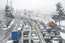 برف و کولاک در ۹ استان کشور